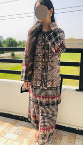 Fabric Cotri ka premium 2-piece stitched suit — soft, cozy & perfect for winter gatherings