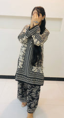 Libaas-e-Hayaa Premium Cotri Fabric Stitched 2-Piece Suit – Winter Collection 2025