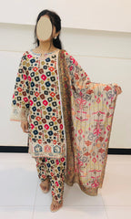 Premium 3-Piece Cotri Suit – Elegance that Speaks